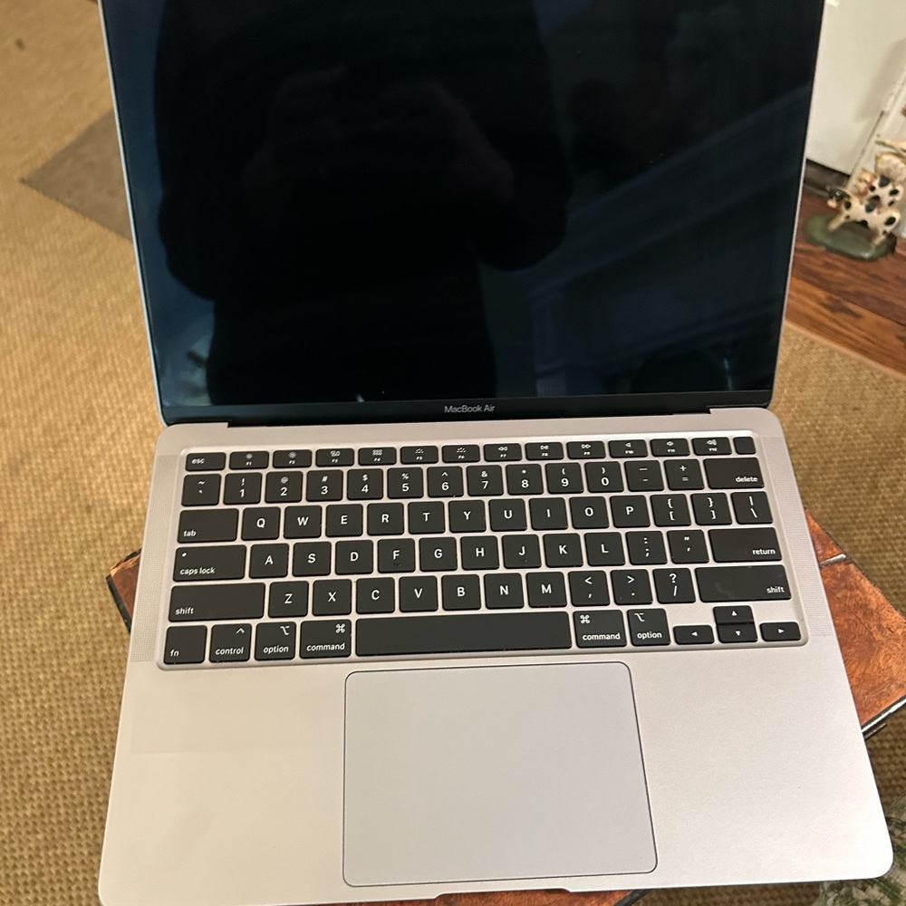 Apple MacBook Air in Silver with Black Keys